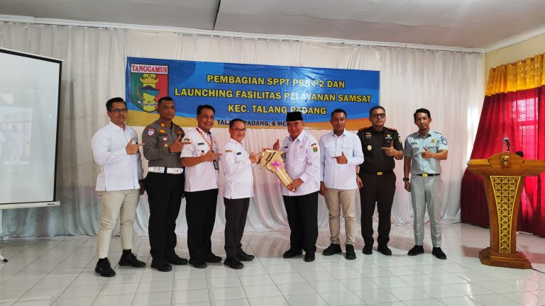 Bupati Tanggamus Resmikan Fasilitas Pelayanan SAMSAT Kecamatan Talang Padang